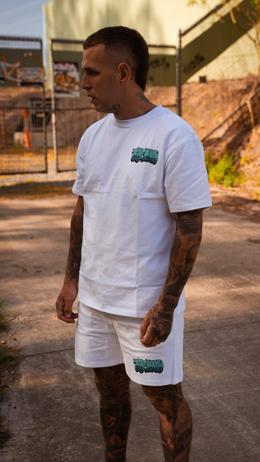 Teflon Train Stompa Shorts White