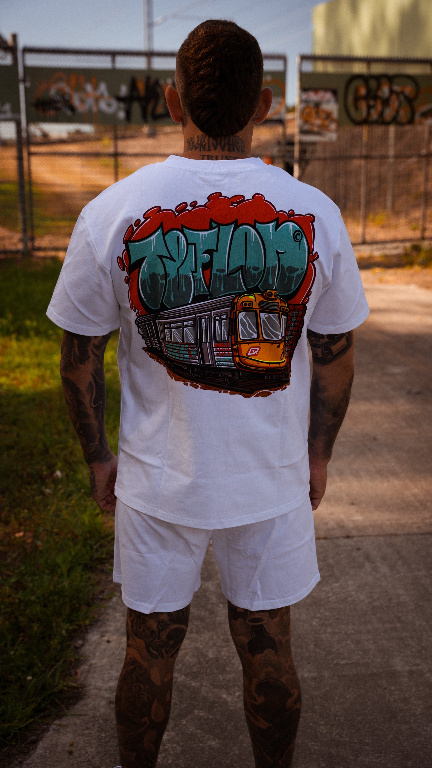 Teflon Train Stompa Shorts White