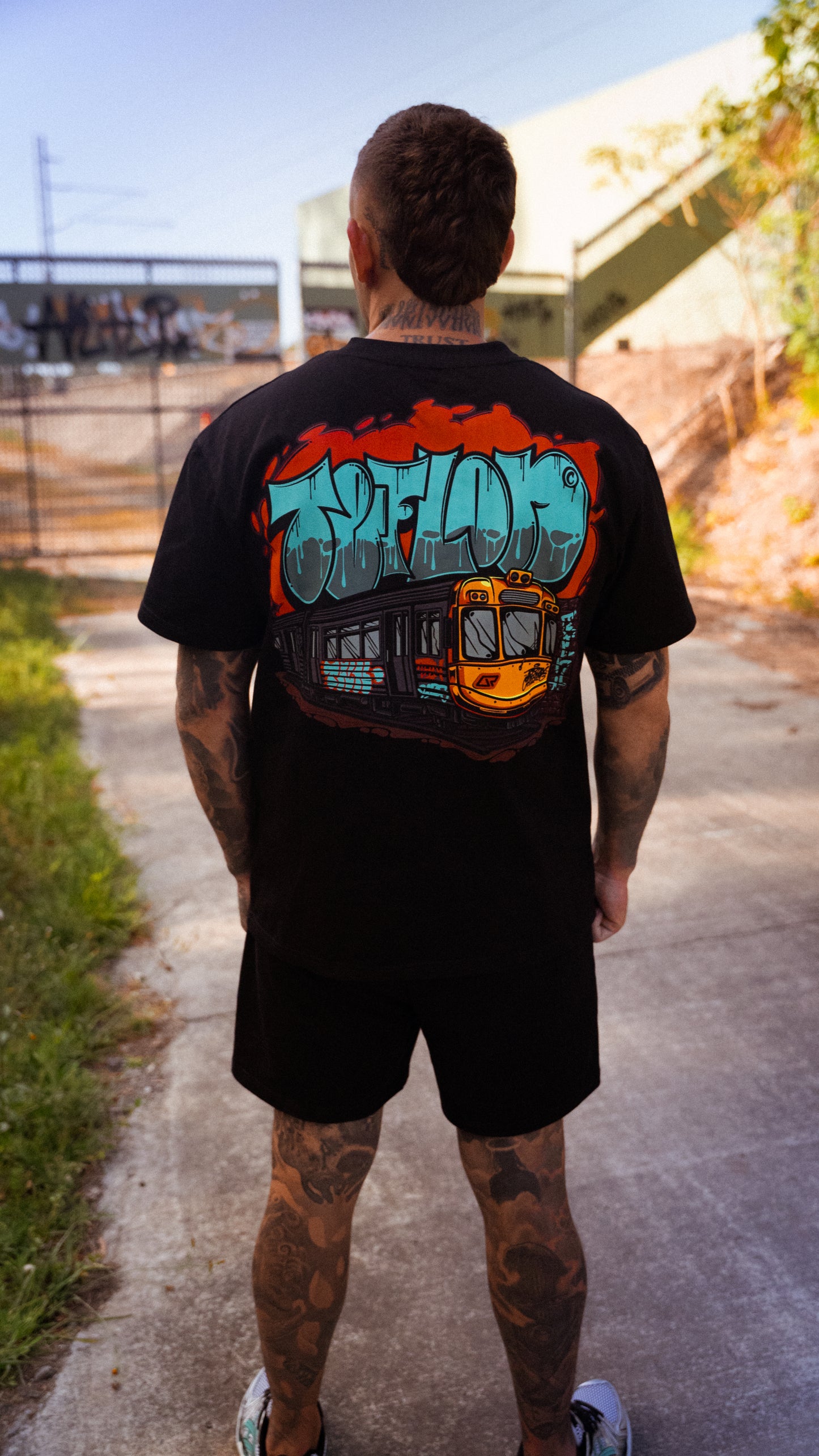 Teflon Train Stompa Tee Black