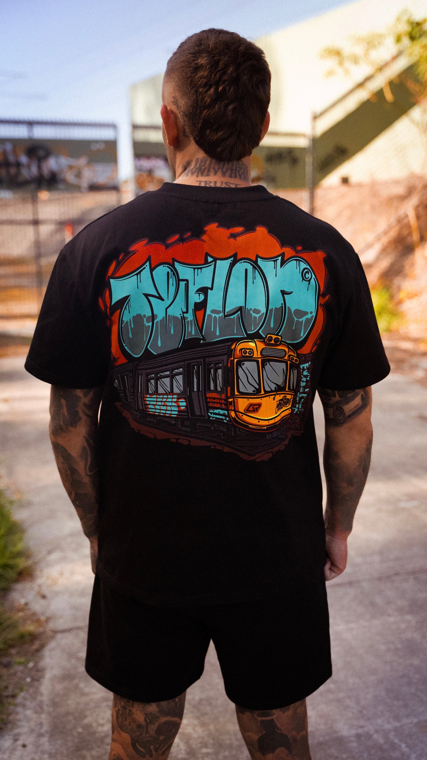 Teflon Train Stompa Tee Black
