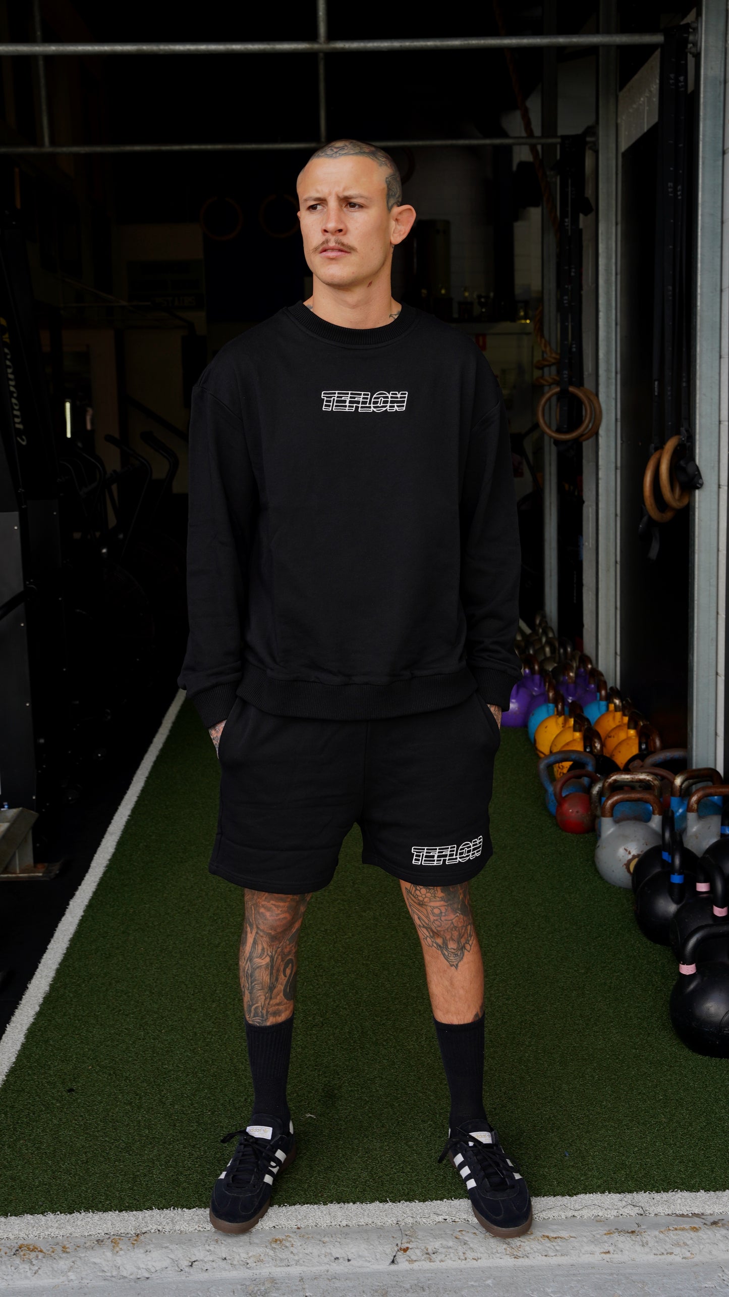 Teflon Sportsman Crewneck Black