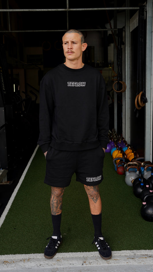 Teflon Sportsman Crewneck Black