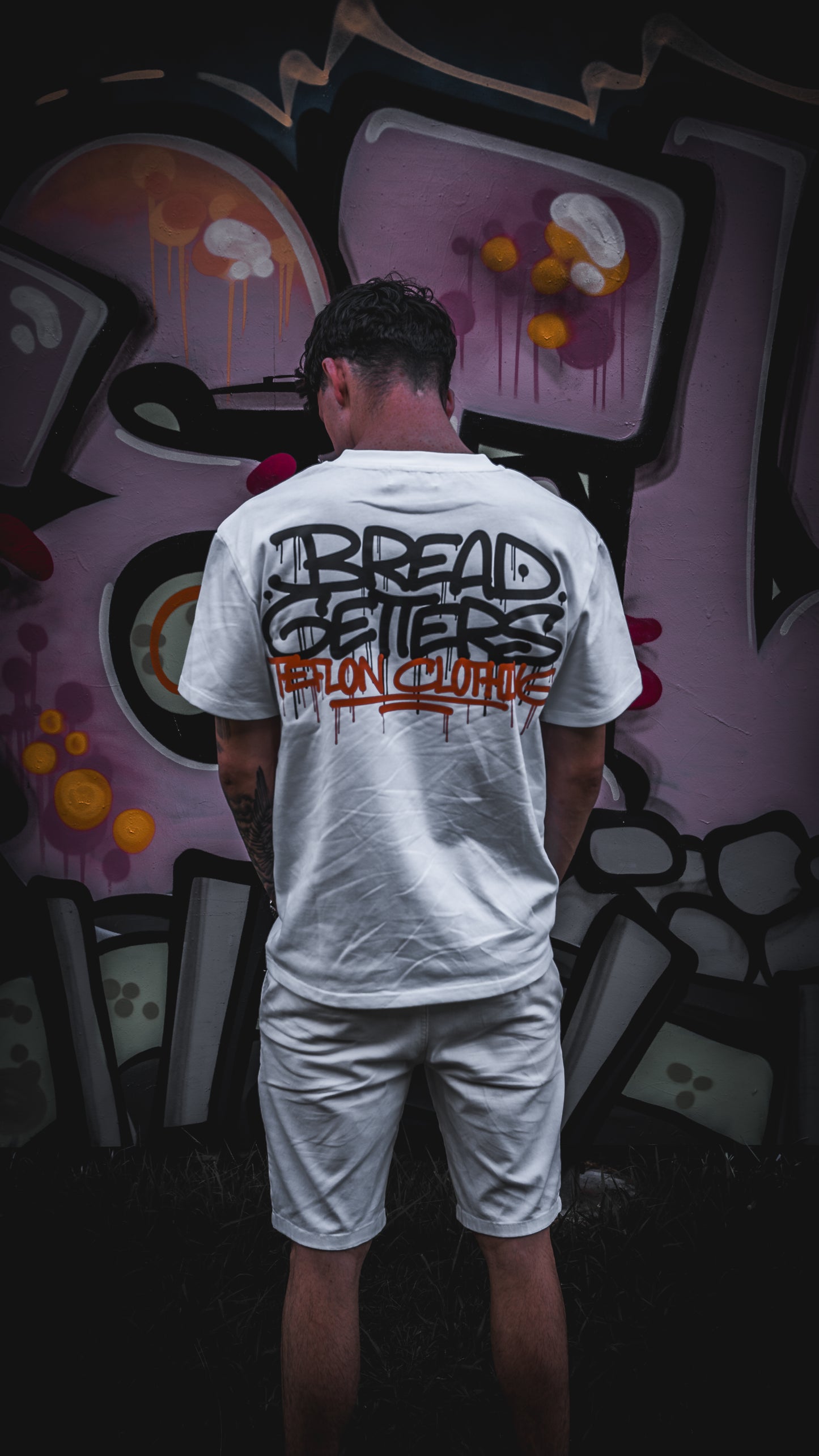 Teflon Bread Getters Tee White