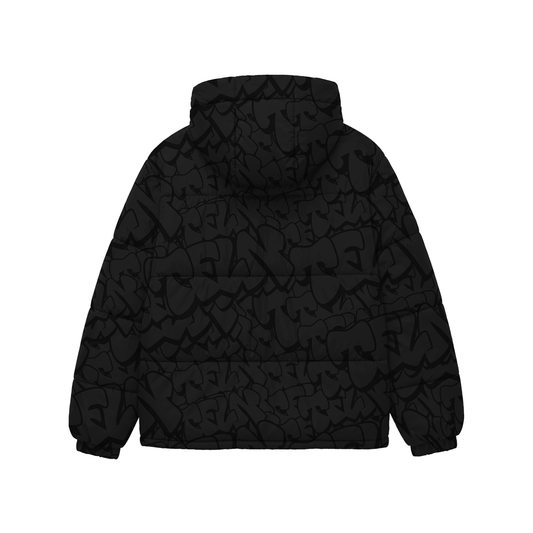 TFLN Throwie Puffer Jackets Black