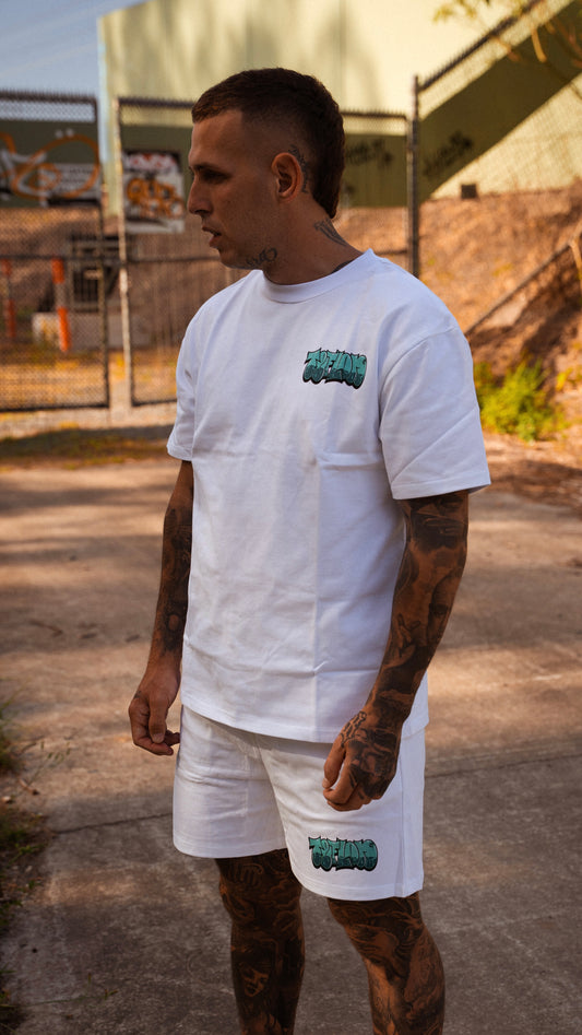 Teflon Train Stompa Shorts White