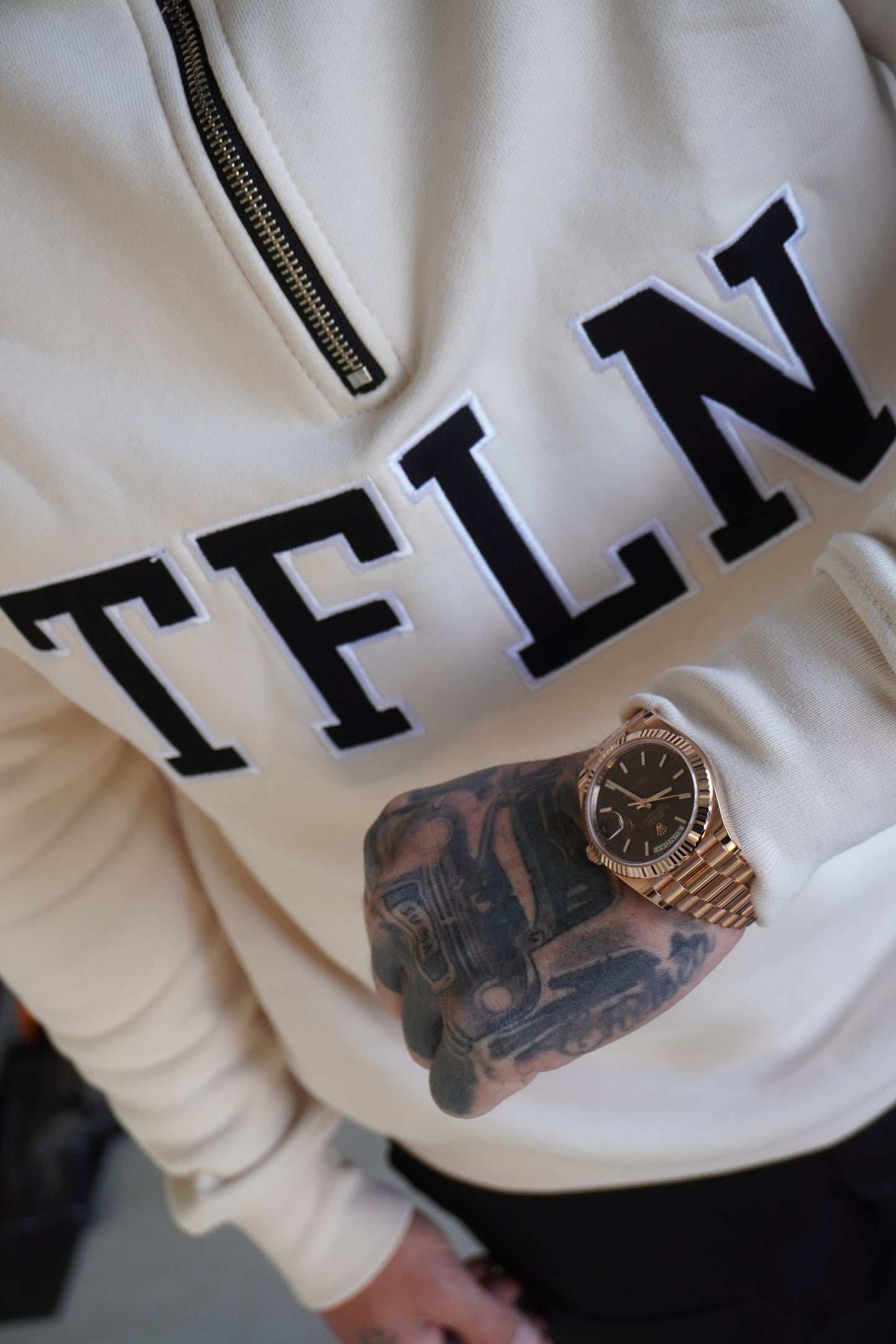 TFLN WINTER 24' QUARTER ZIP CREAM