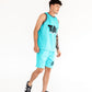 Teflon Members Only Shorts Blue
